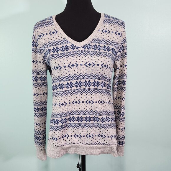 Deb Sweaters - Vintage Deb Snowflake Crewneck sweater size Large
Lot I